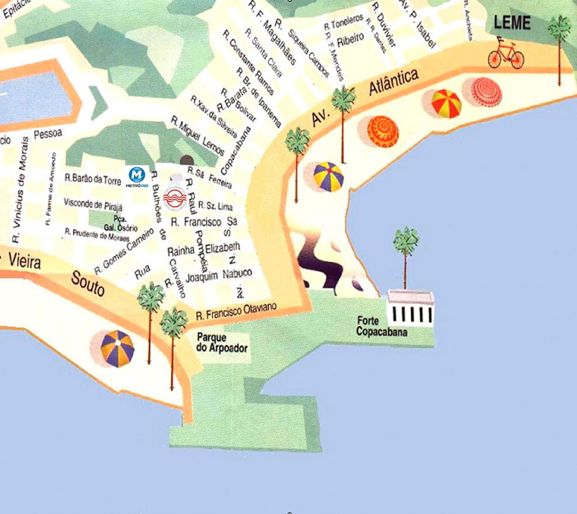 South American Copacabana Hotel Ρίο ντε Τζανέιρο Εξωτερικό φωτογραφία
